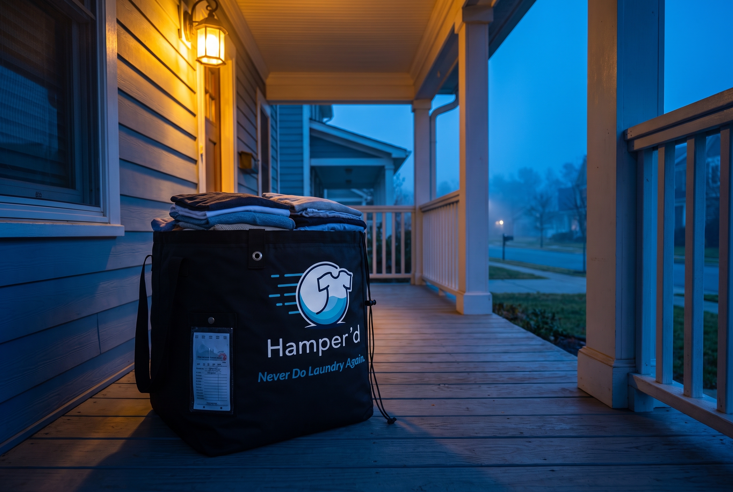 Laundry Delivery Raleigh Nc Hamperd Bag Porch