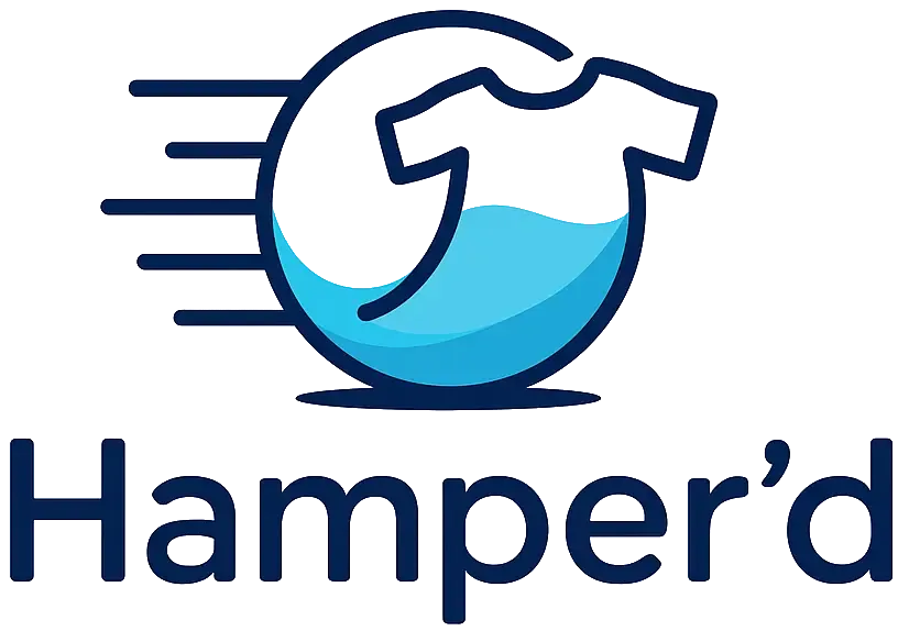 Hamper'd Laundry Logo Translucent Background